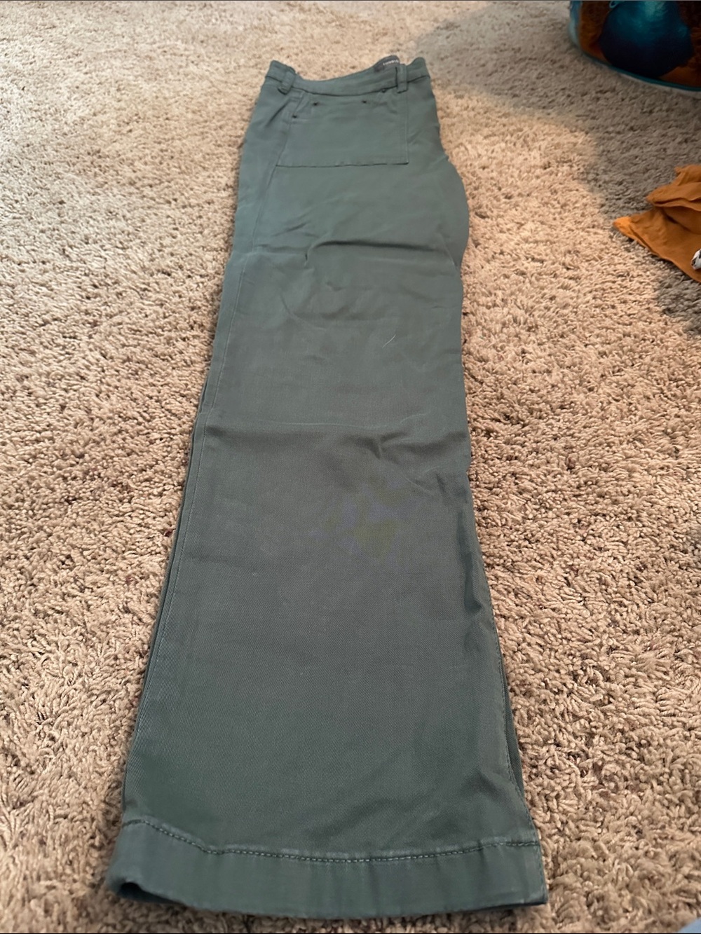torrid Olive Green Maxi Jeans Skirt